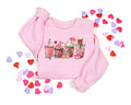 Womens Valentines Day Coffee Sweatshirt Valentine Coffee Sweatshirt Women Valentines Day Sweatshirt Heart Sweatshirt XOXO Sweatshirt Sweatshirt – Cozy Vibes · Trending Graphic Apparel