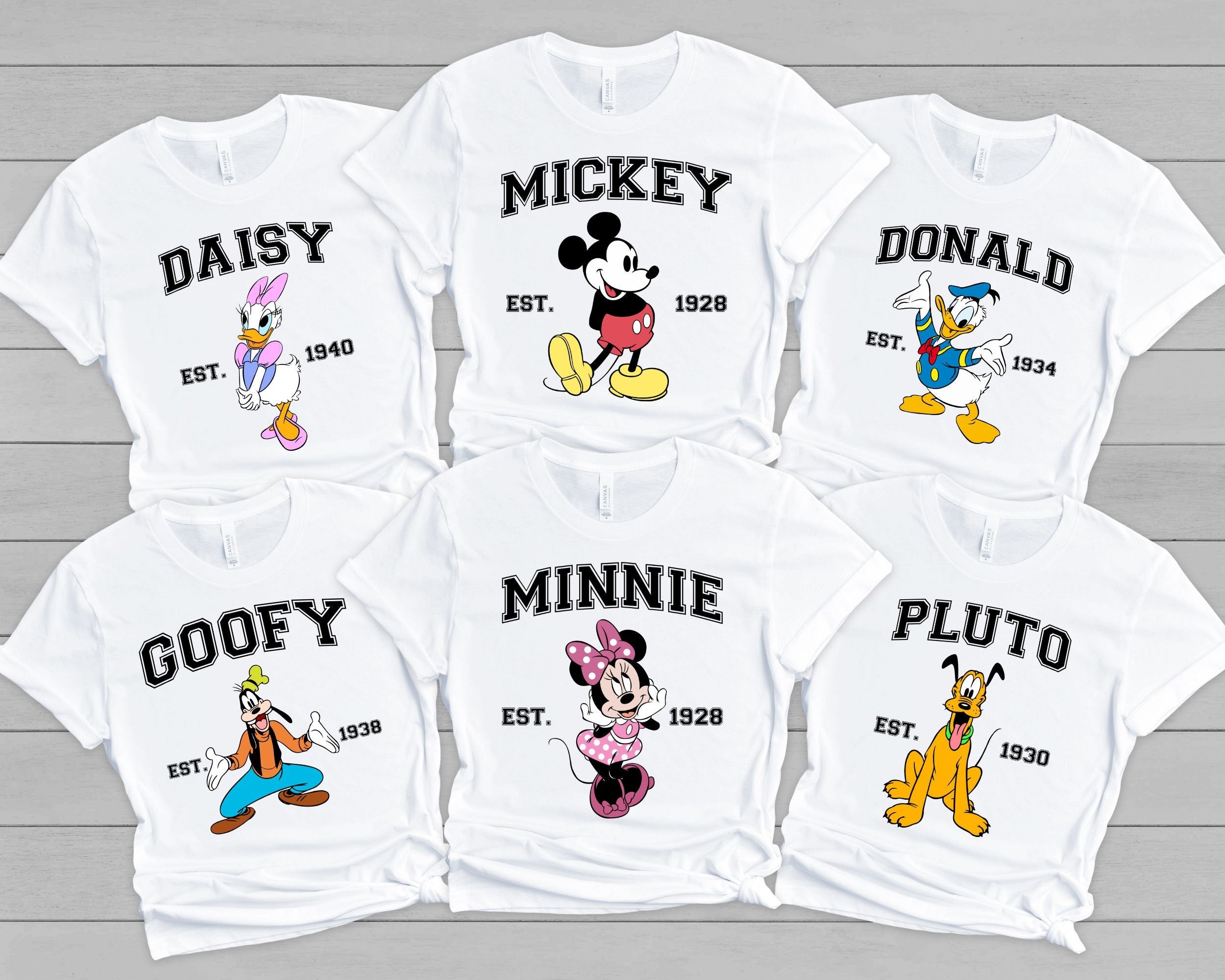 Disney Full Characters Shirt Disney Character Shirt Vintage Disney Character Shirt Mickey Minnie Donald Daisy Pluto Goofy Disney Shirt Graphic Tee – Premium Graphic · Top Pick For Any Outfit