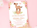 Deer Birthday Invite Girl One Deer Ful Birthday Invitations With Photo First Birthday Invite Girl 1rst Invite Woodland Birthday Girls DEER2 Graphic Tee – Aesthetic Look · Great Gift For Fans