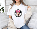 Disney Minnie Mouse Shirt Retro Disney Shirts Minnie Checkered Shirt Disney Gift Shirts Disney Shirts Women Disneyland Trip Shirts Graphic Tee – Warm & Stylish · Great Gift For Fans
