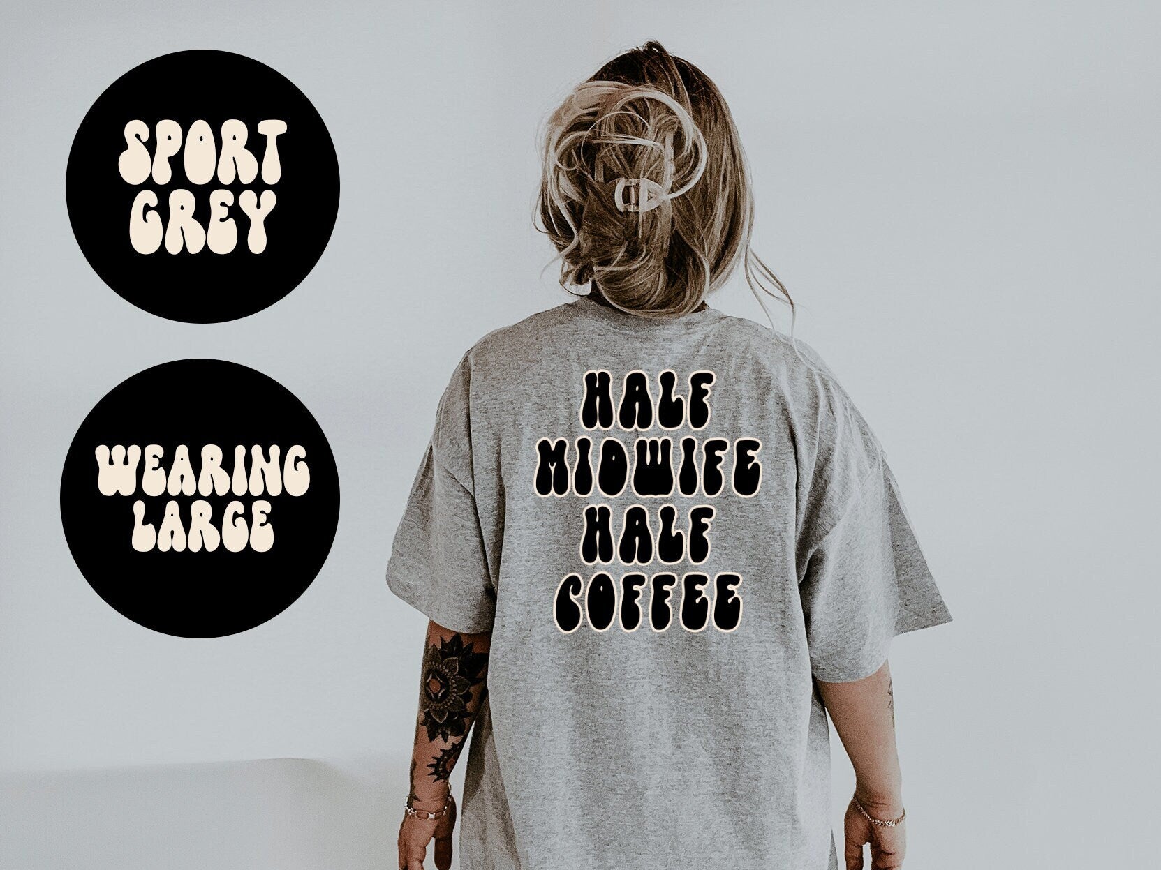 Midwife BACK PRINT Shirt Gifts Tshirt Tees TShirt Unisex Funny Graphic Tee – Everyday Comfort · Perfect For Daily Wear