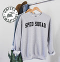 SPED Squad Special Education Teacher Back To School Sweatshirt Gifts Crewneck Funny Sweater Shirt Jumper Men Women Him Her Sweatshirt – Warm & Stylish · High-Quality Print