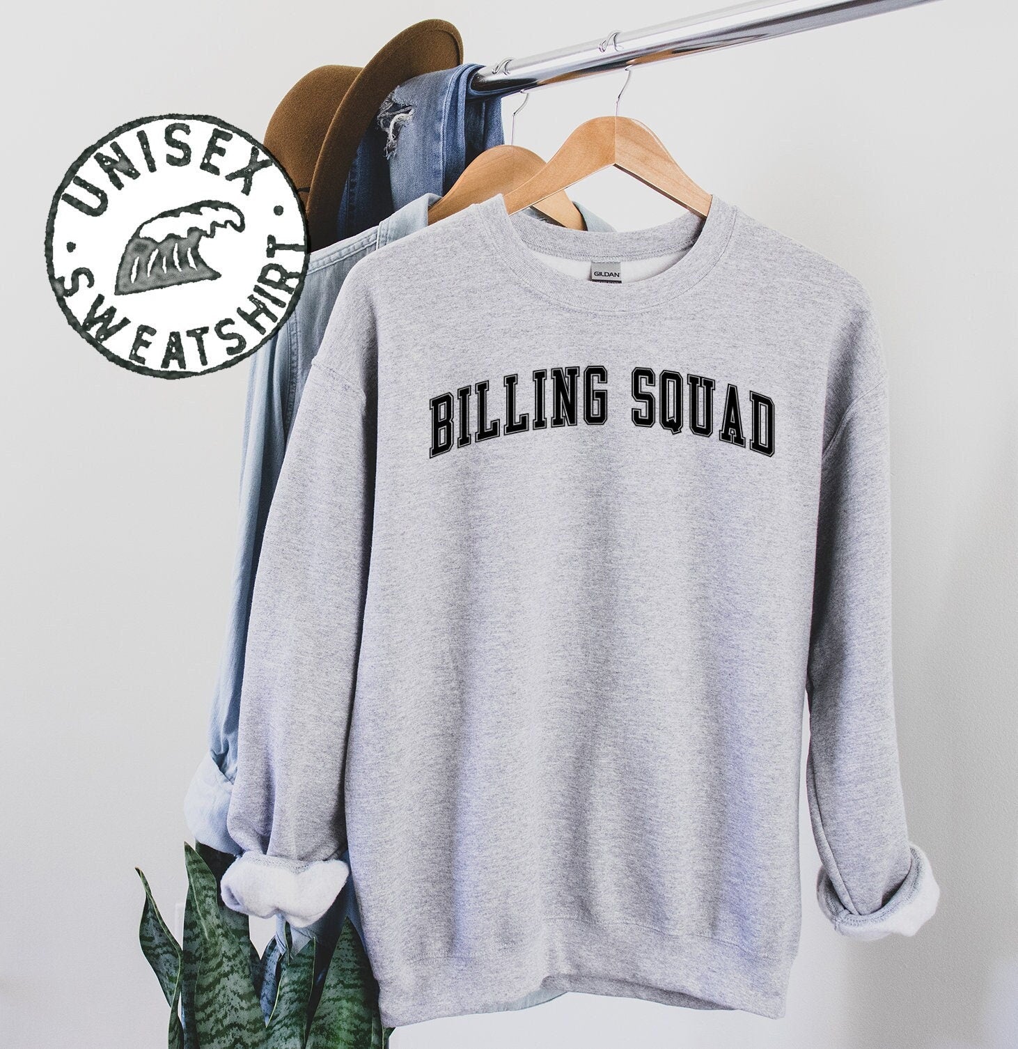 Billing Squad Medical Coding Hospital Biller Specialist Officer Sweatshirt Gifts Crewneck Funny Sweater Shirt Jumper Men Women Him Her Sweatshirt – Easygoing Wear · Perfect For Daily Wear