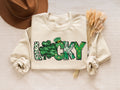 Cute Lucky Sweatshirt Funny St Patrick39s Day Sweatshirt Saint Patrick39s Day Shirt for Woman St Patrick39s Day Gift Clover Sweatshirt Sweatshirt – Easygoing Wear · Trending Graphic Apparel