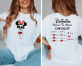 Mickey Beer Minnie Wine Front and Back Drinking Around The World Shirt Drinking Around The World Checklist Disney Couple Shirts Gifts Graphic Tee – Soft Feel · Must-Have Style