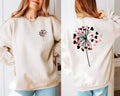Dandelion Valentines Day Sweatshirt Valentines Day SweatshirtDandelion Hearts SweatshirtValentine Wildflower SweatshirtValentine Sweater Sweatshirt – Premium Graphic · High-Quality Print
