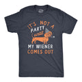 Not A Party Until Wiener Comes Out Funny Dachshund Shirt Funny Mens Shirt Dog Shirts Dachshund Lover Innuendo Shirts Funny Shirts Graphic Tee – Fan Favorite · Must-Have Style