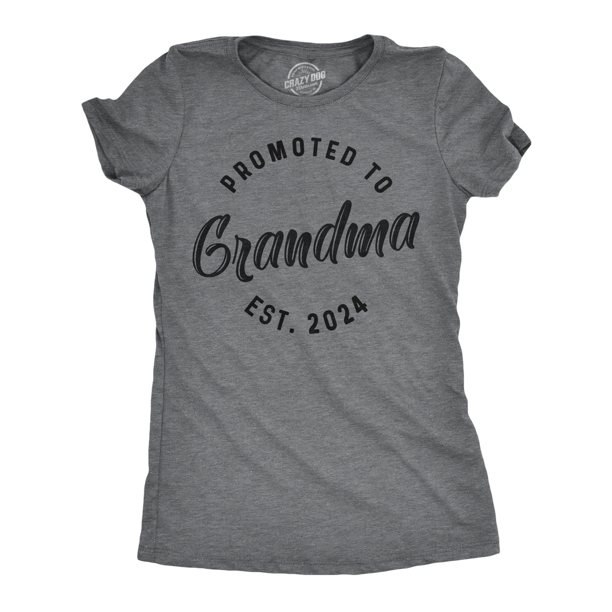 2024 Grandma To Be Shirt Funny Mom Shirt Gift For Grandma Funny Shirt For Grammy Mom Shirt Funny Promoted To Grandma EST 2024 Graphic Tee – Bold Style · Top Pick For Any Outfit