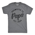 Promoted to PAPA Est 2024 Shirt Mens Funny Shirt Tee For Dad Fathers Day Gift Best Grandpa Shirt New Year Gramps Shirt Grandpa Shirts Graphic Tee – Premium Graphic · Perfect For Daily Wear
