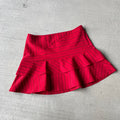 Red pinstripe ruffle mini skirt y2k early 2000s vintage Graphic Tee – Easygoing Wear · High-Quality Print