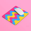 Pansexual Waves Mouse Pad Rectangle Mouse Pad Pansexual Pan Pride Mouse Pad Subtle Pansexual Flag Colors Home Office Gift Graphic Tee – Feel-Good Design · Must-Have Style