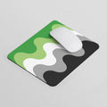 Aromantic Waves Mouse Pad Rectangle Mouse Pad Aromantic Asexual Pride Flag Mouse Pad Aro Ace Mousepad Home Office Gift Graphic Tee – Bold Style · Perfect For Daily Wear