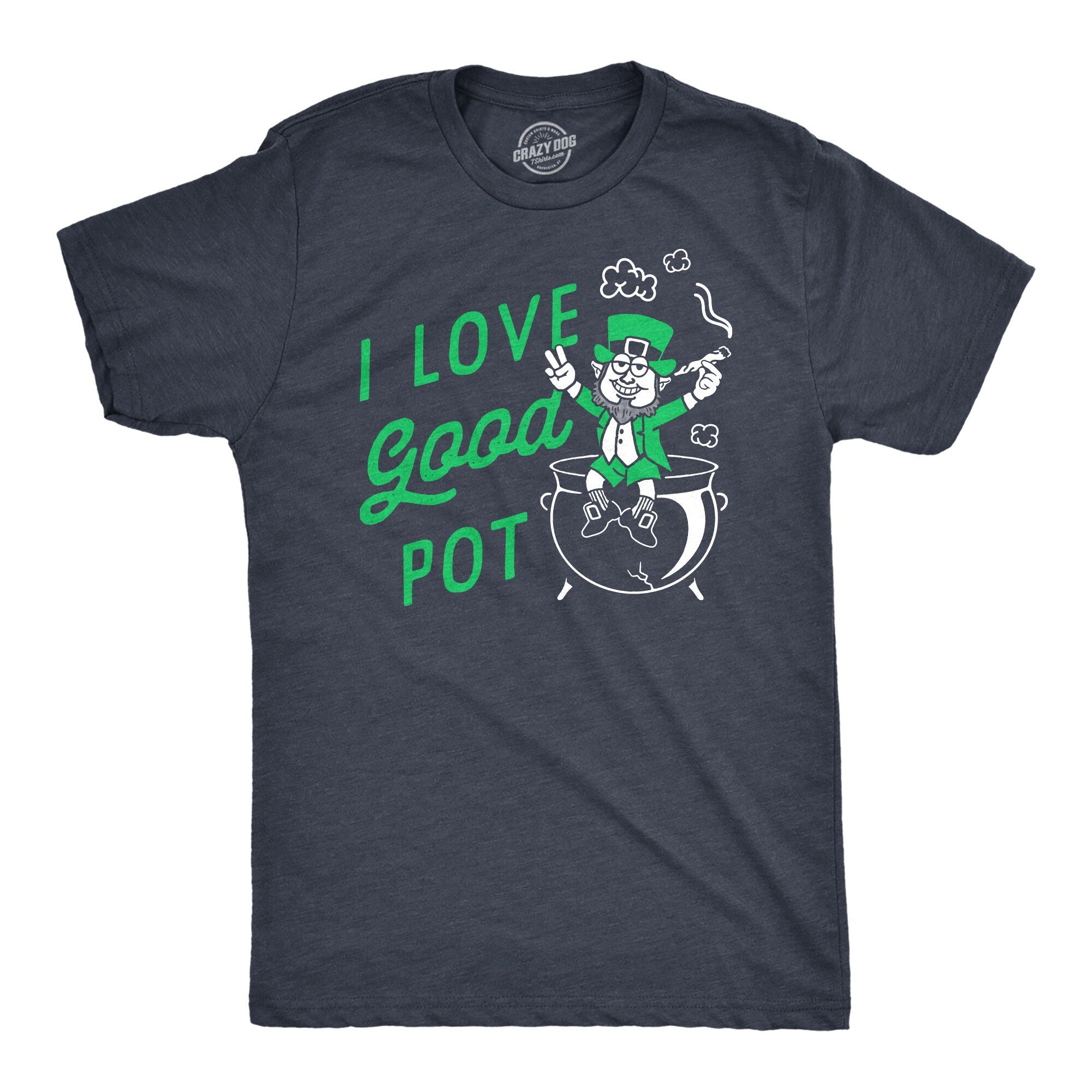 I Love Good Pot Leprechaun Pot Leaf Irish Weed Men 420 Shirts Weed Leaf St Patricks Day Shirts Funny Cannabis Shirts Weed Shirts Graphic Tee – Everyday Comfort · High-Quality Print