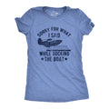 Sorry For What I Said While Docking The Boat Lake Shirt Boating Shirts Lake Life Funny Shirts Innuendo Shirts Funny Nautical Shirts Graphic Tee – Bold Style · Perfect For Daily Wear