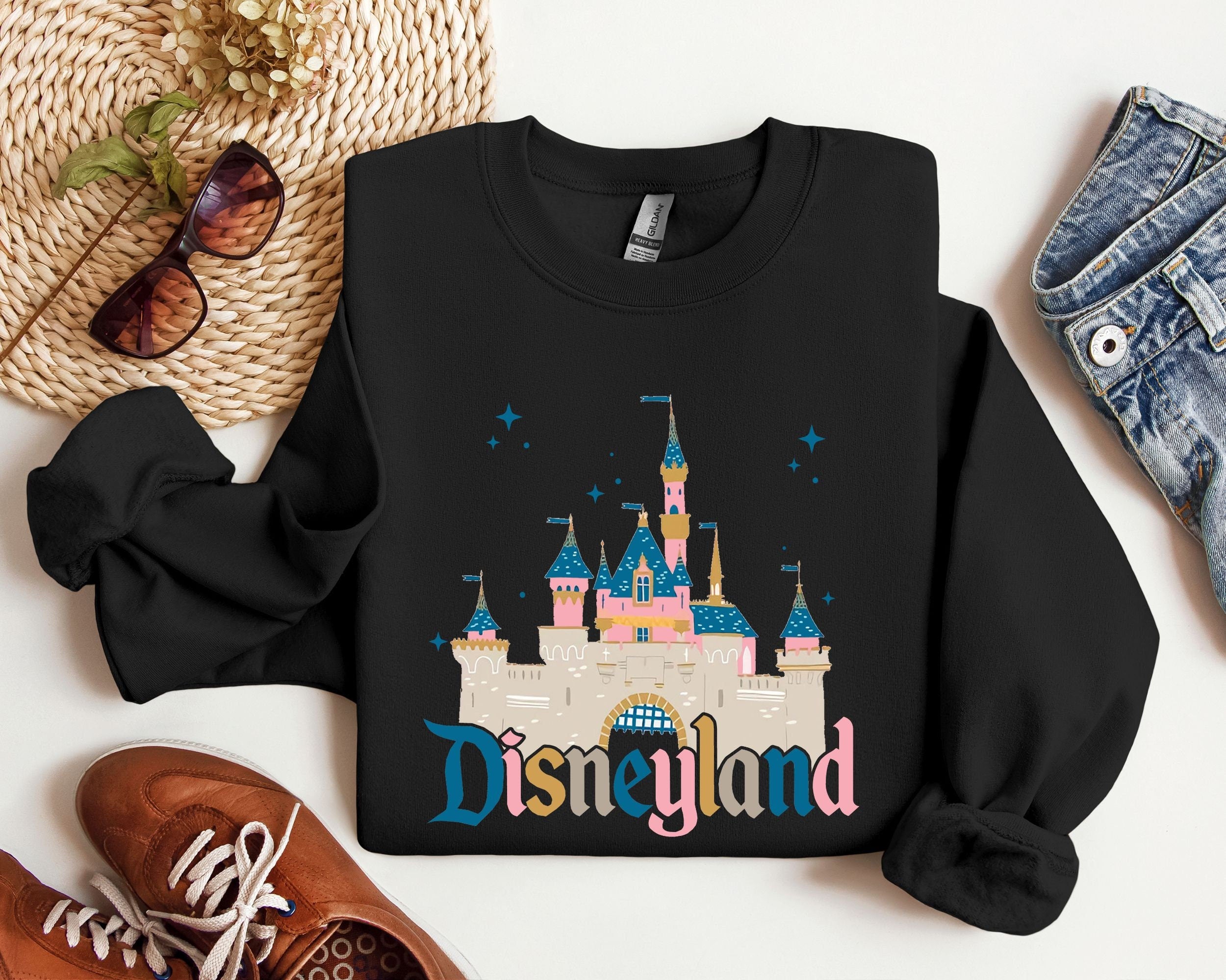 Disneyland Castle Sweatshirt Disneyland 2024 Trip TeeVintage Disneyland Crew ShirtDisneyland Family Vacation TeeMagic Kingdom Castle Tee Sweatshirt – Easygoing Wear · Top Pick For Any Outfit