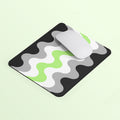 Agender Waves Mouse Pad Rectangle Mouse Pad Subtle Agender Pride Flag Mouse Pad No Gender Mousepad Home Office Gift Graphic Tee – Feel-Good Design · High-Quality Print