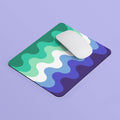 Subtle MLMGay Pride Waves Mouse Pad Rectangle Mouse Pad Gay Pride Mouse Pad MLM Pride Flag Colors Home Office Gift Graphic Tee – Fan Favorite · Great Gift For Fans