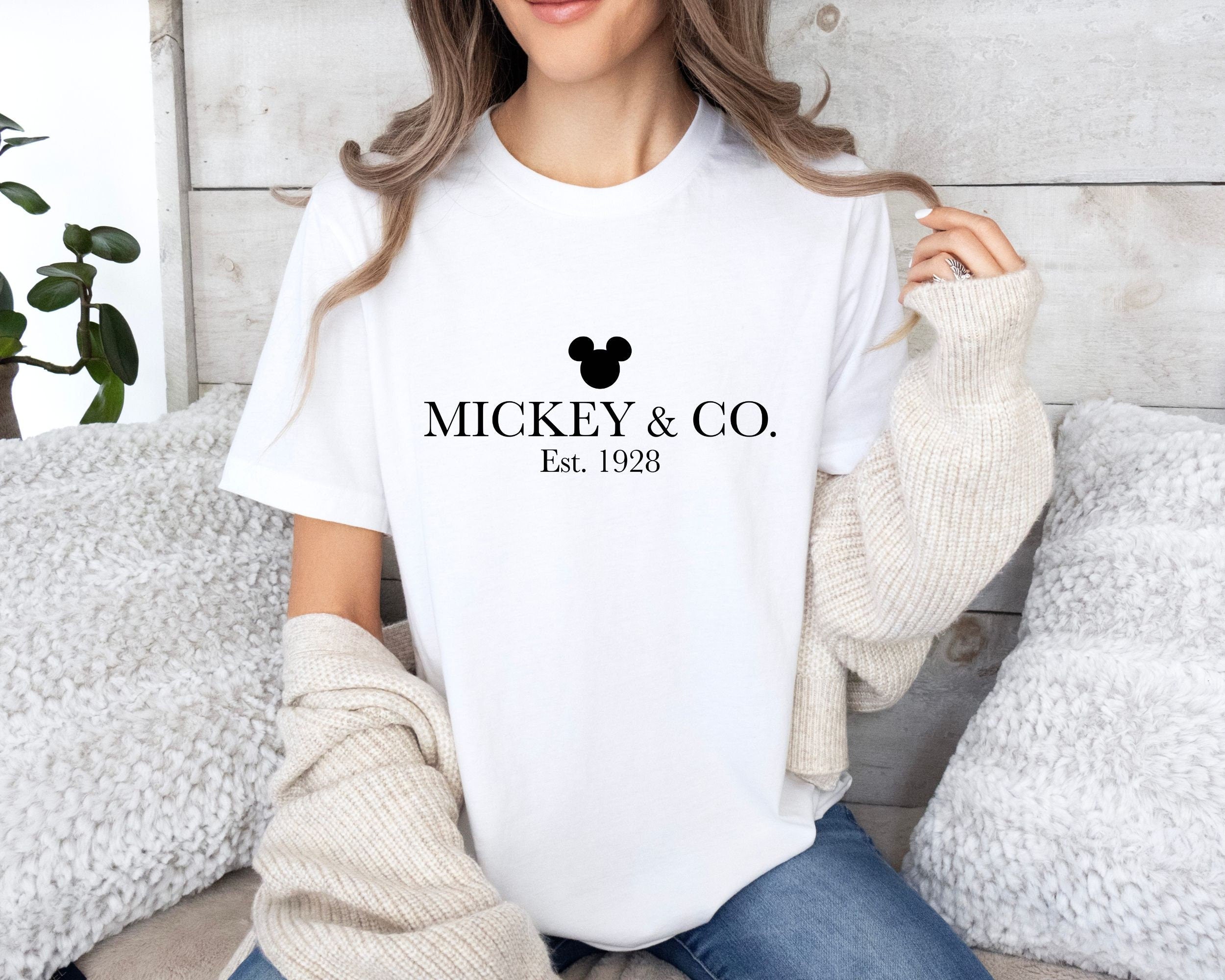 Mickey Co Shirt Mickey and Co Est 1928 Shirt Unisex Shirt Crewneck Shirt Disney ShirtsDisney Trip ShirtDisneyland ShirtMickey Tee Graphic Tee – Cozy Vibes · Top Pick For Any Outfit