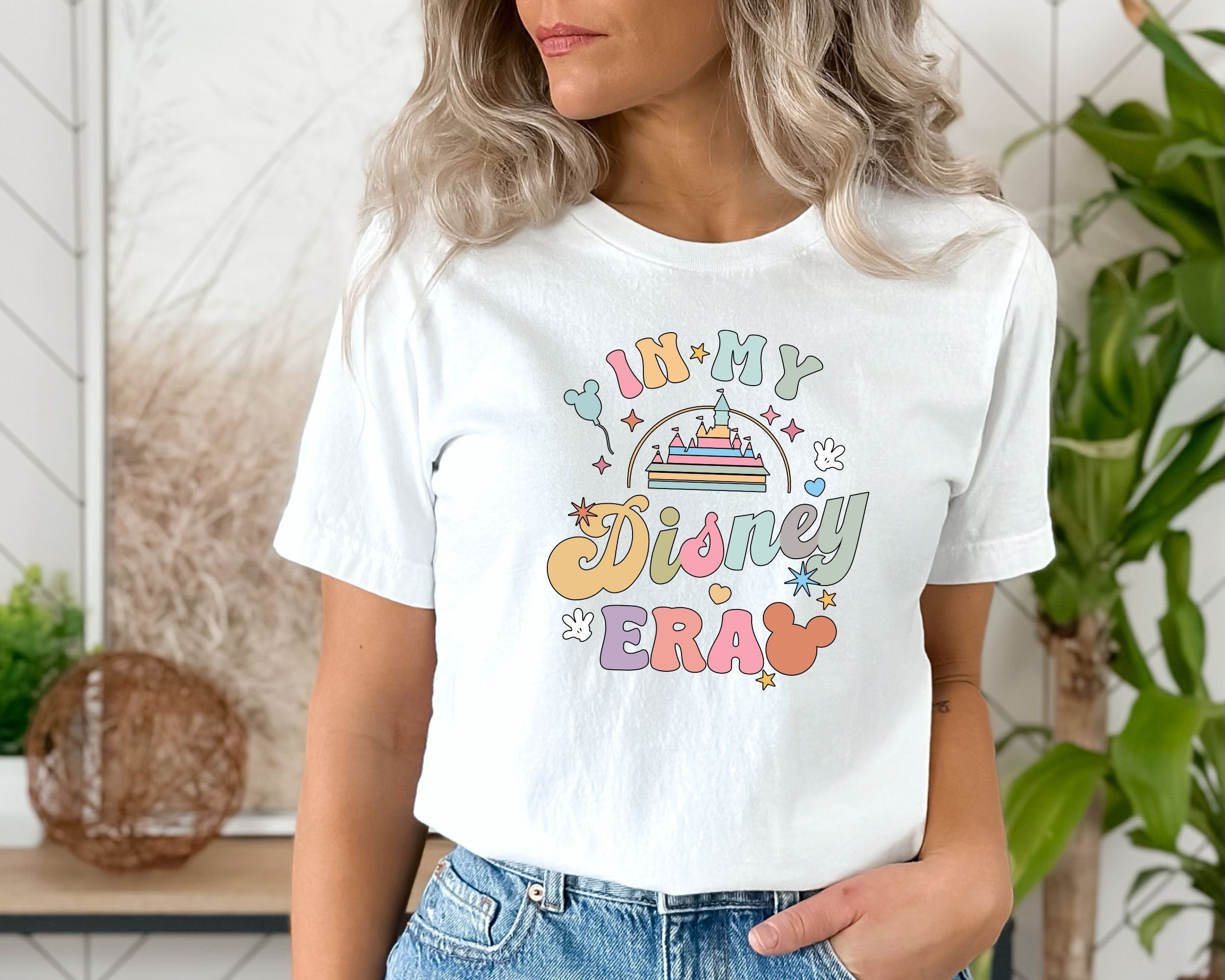 In My Disney Era Shirt Colorful Vacation Shirt Disney Aesthetic ShirtDisneyworld ShirtsDisney Castle ShirtsDisney Family Matching Shirt Graphic Tee – Premium Graphic · Trending Graphic Apparel
