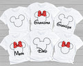 Custom Mickey Minnie Mouse Mom Dad Grandma Grandpa Shirt Disney Couple ShirtDisney Family ShirtPersonalized Disney ShirtDisney Matching Graphic Tee – Easygoing Wear · Great Gift For Fans