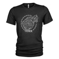 Viking Odin Fenir Wolf Men39s Cotton T Shirt Graphic Tee – Aesthetic Look · Trending Graphic Apparel