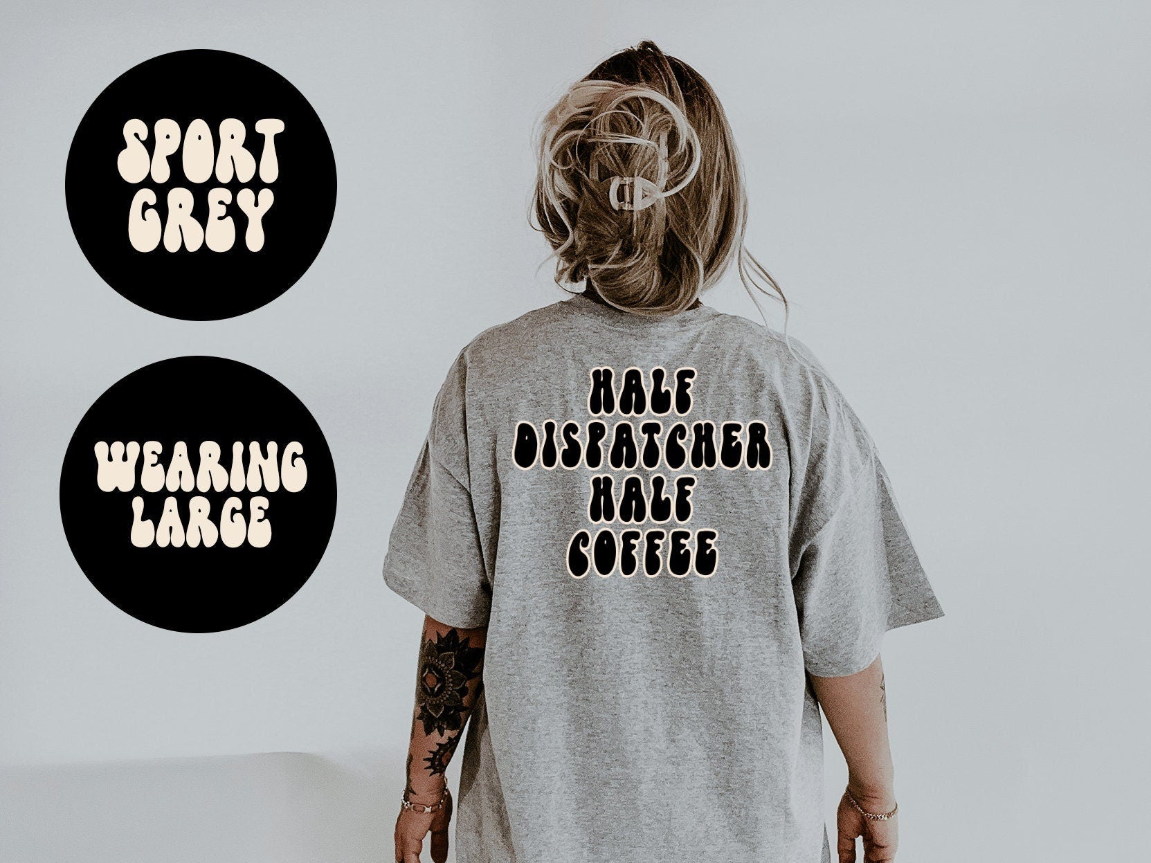 Dispatcher BACK PRINT Shirt Gifts Tshirt Tees TShirt Unisex Funny Graphic Tee – Easygoing Wear · Great Gift For Fans