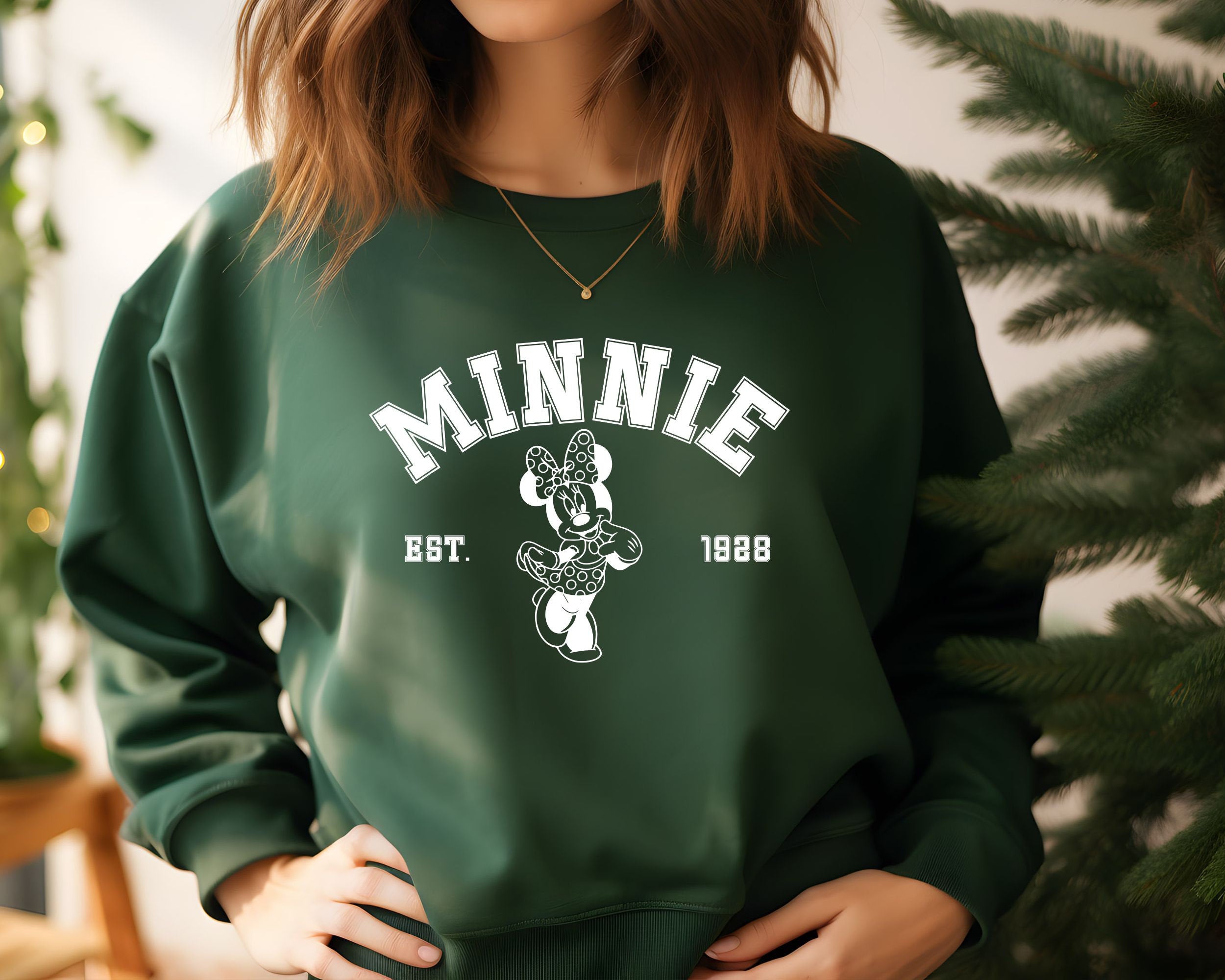 Minnie Mouse Sweatshirt Disney Shirt Disneyland Sweatshirt Disney World Shirt Matching Family Disney Characters Shirts Retro Disney Tee Sweatshirt – Bold Style · Must-Have Style