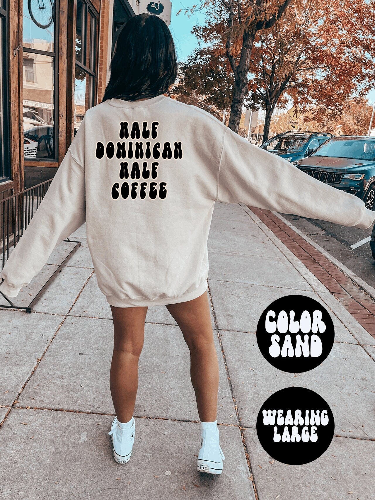 Dominican BACK PRINT Sweatshirt Gifts Crewneck Funny Sweater Shirt Jumper Men Women Him Her Sweatshirt – Bold Style · Great Gift For Fans