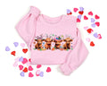 Easter Baby Highland Cow Shirt Funny Easter Sweatshirt Highland Cow Easter Sweater Retro Easter Shirt Cute Easter Day Gift for Farmer Sweatshirt – Cozy Vibes · High-Quality Print