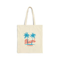 Miami Florida Cotton Canvas Miami Tote Bag Personalization Available Tote Bag – Easygoing Wear · Great Gift For Fans
