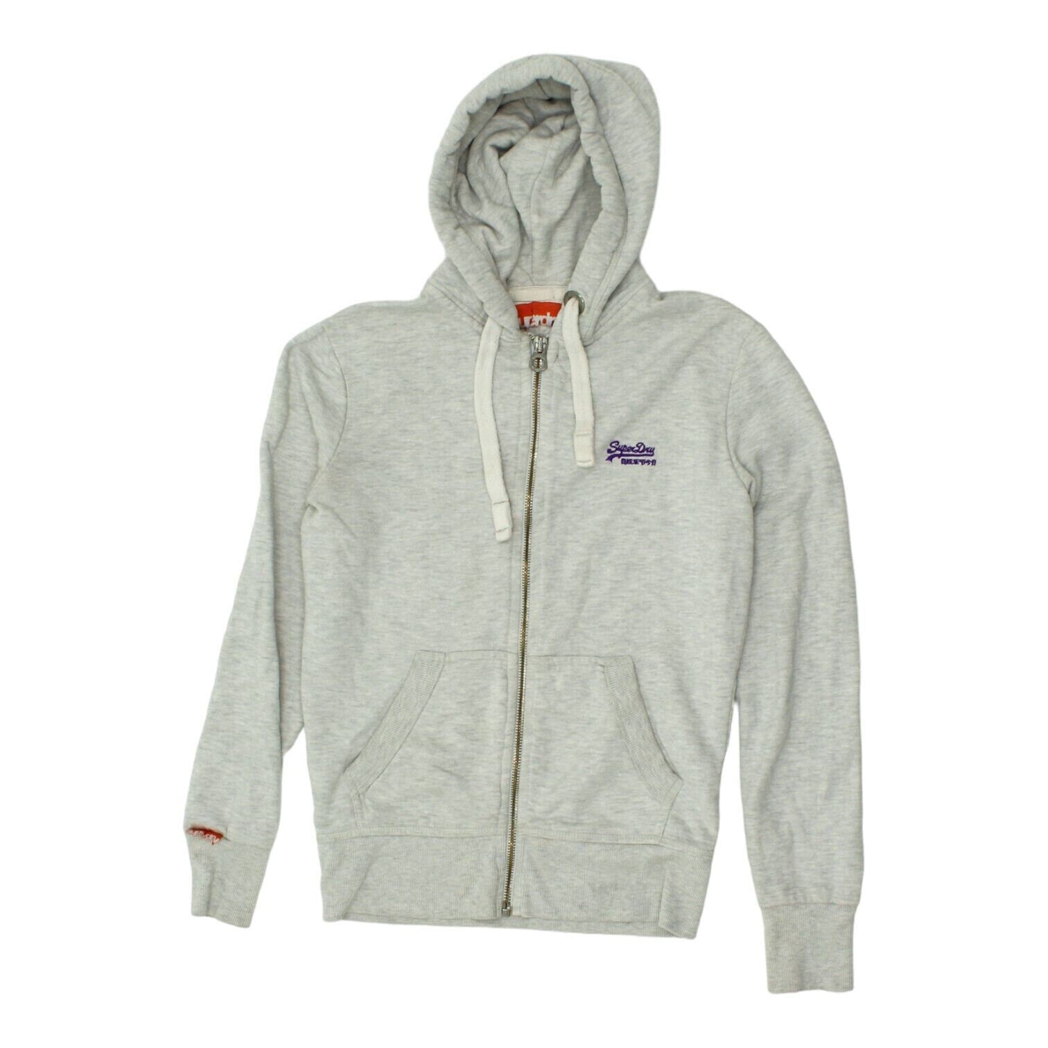 Superdry Mens Grey Polyester Cotton Full Zip Hoodie Vintage Designer Hoody VTG Hoodie – Cozy Vibes · Top Pick For Any Outfit