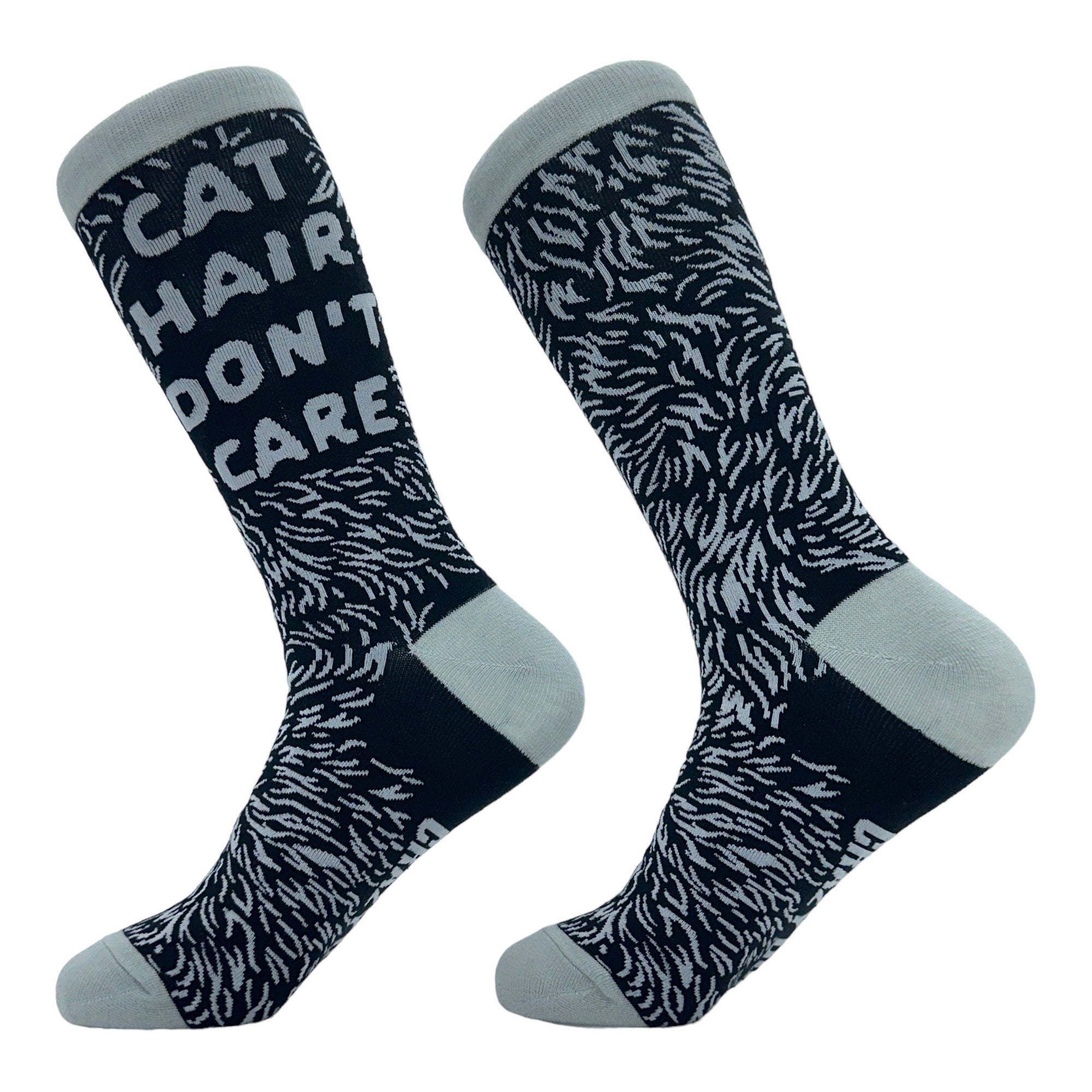 Cat Hair Don39t Care Socks Womens Cat Socks Cute Womens Socks Rude Socks Novelty Socks Womens Black Socks Cat Hair Socks Graphic Tee – Everyday Comfort · Perfect For Daily Wear