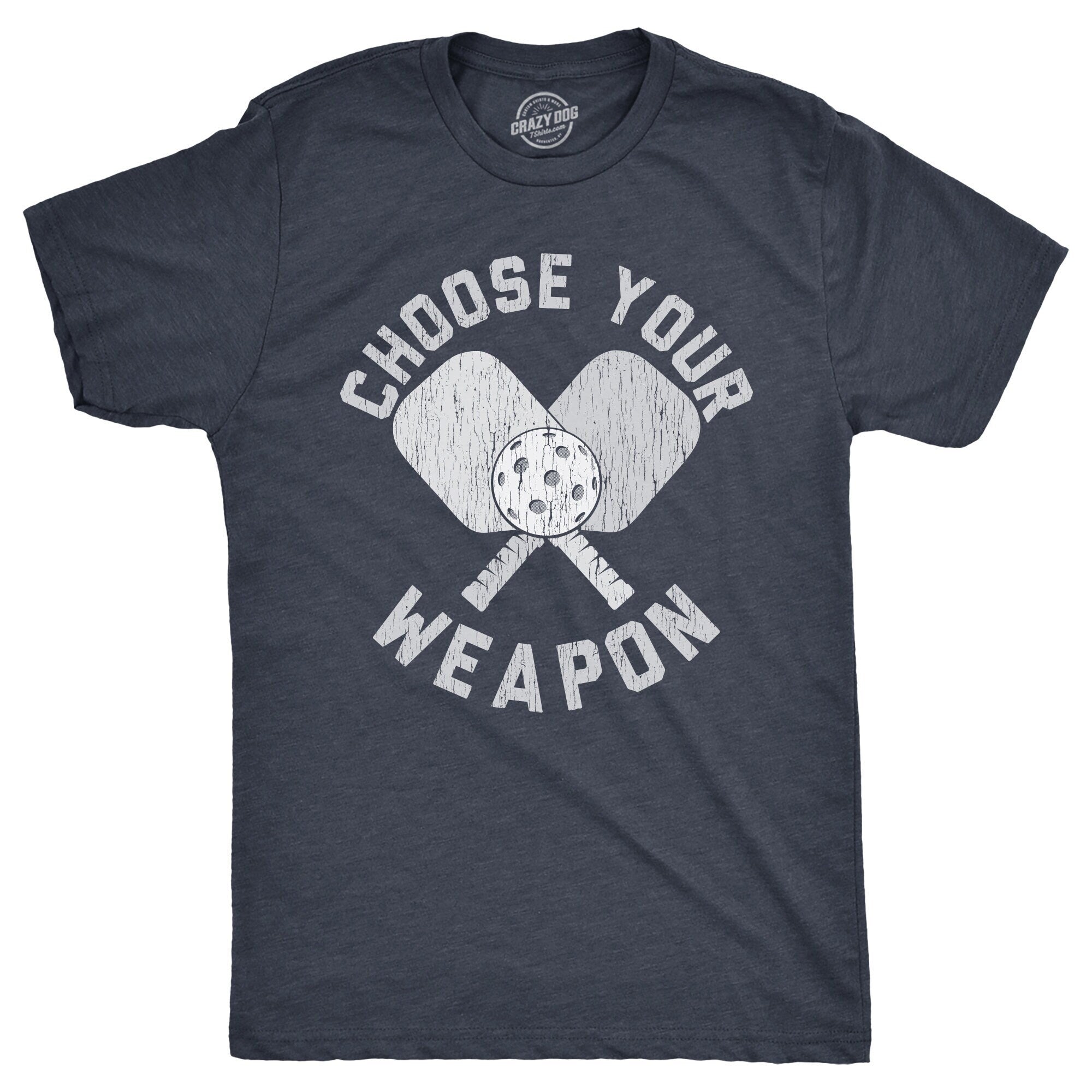 Choose Your Weapon Pickleball Shirts Sports Shirt Men Mens T Shirt Funny Mens Shirt Pickleball Lover Gifts Gifts For Dad Paddles Graphic Tee – Feel-Good Design · Trending Graphic Apparel