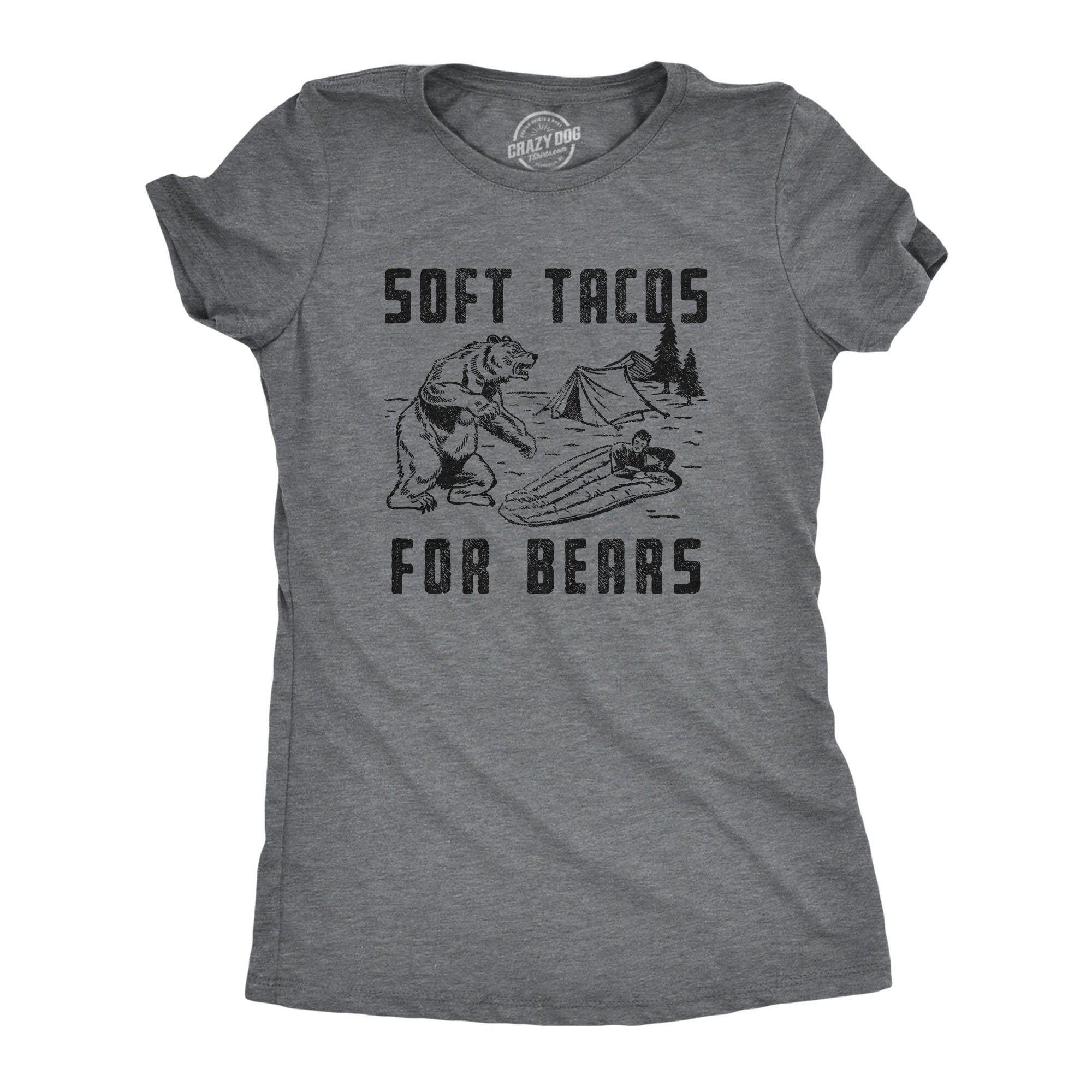 Soft Tacos For Bear Cinco Funny Nature Shirt Great Outdoors Wilderness Shirt Mountains Shirt Bear Shirts Camping Shirts Camper Gifts Graphic Tee – Bold Style · Top Pick For Any Outfit