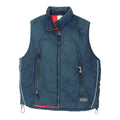 Colmar Mens Navy Blue Padded Gilet Vintage High End Designer Sleeveless Jacket Graphic Tee – Easygoing Wear · High-Quality Print