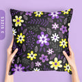 Subtle Nonbinary Pride Flowers Pillow Case Insert All Over Throw Pillow Pride Cushion Cover LGBTQ Enby Pride Pillow Cover Graphic Tee – Premium Graphic · Top Pick For Any Outfit