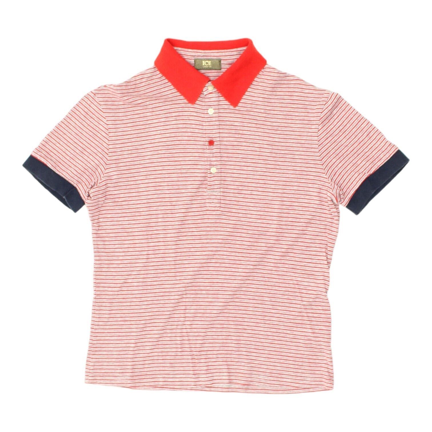 Iceberg Mens Red Grey Striped Polo Shirt Vintage High End Designer Top VTG Graphic Tee – Premium Graphic · Trending Graphic Apparel