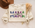 Custom Leopard Mama Sweatshirt with Children Name on Sleeve Retro Mama Shirt Cute Mom Shirt Mother39s Day Gift Mom Life Shirt Blanch Sweatshirt – Everyday Comfort · Must-Have Style