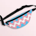 Subtle Trans Pride Waves Fanny Pack LGBTQ Transgender Pride Flag Belt Bag All Over Print Waist Bag Bum Bag Hip Bag Crossbody Bag Tote Bag – Fan Favorite · Top Pick For Any Outfit