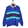 Gant Rugger Vintage Rugby Polo Shirt Stripes Shirt Blue Green Vtg 90s Top Tee Longsleeve T shirt Street Fashion Size L Large Graphic Tee – Soft Feel · Trending Graphic Apparel