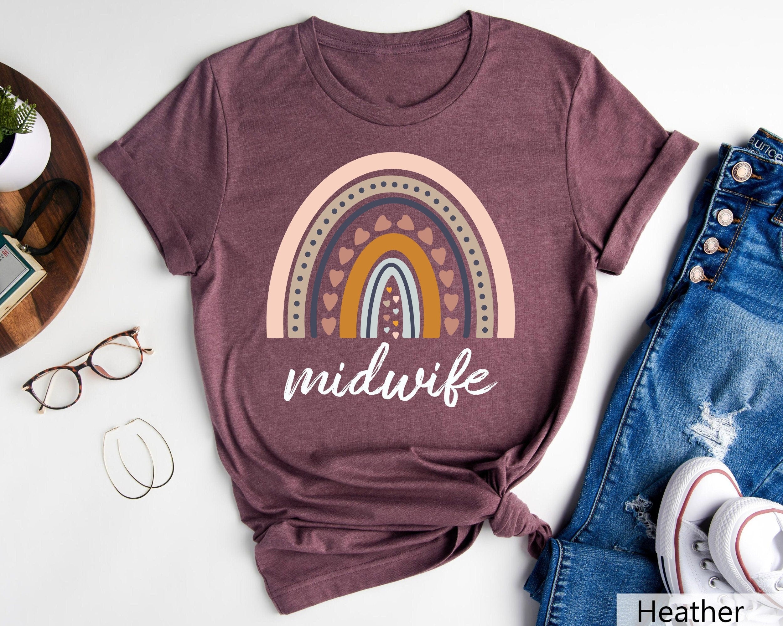 Labor and Delivery Nurse Vintage Funny Midwife Shirt Retro Funny Midwife ShirtMidwife ShirtLabor Nurse Doula GiftLD NurseMidwife Gift Graphic Tee – Soft Feel · Trending Graphic Apparel