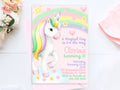 1rst Birthday Invite Unicorn 1rst Birthday Girl Unicorn Party Invite Magical Unicorn Editable Invitation Pastel Rainbow Party Pink UNI6 Graphic Tee – Feel-Good Design · High-Quality Print