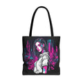 Cyberpunk Chic AOP Tote Bag Tote Bag – Soft Feel · Great Gift For Fans