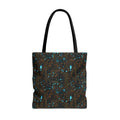Unleash Your Inner Cyberpunk Golden Circuit Board AOP Tote Bag Tote Bag – Easygoing Wear · High-Quality Print