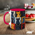 Patchwork cats mug Many Colorful Cats Ideal Gift for Cat Lovers Graphic Tee – Warm & Stylish · Great Gift For Fans