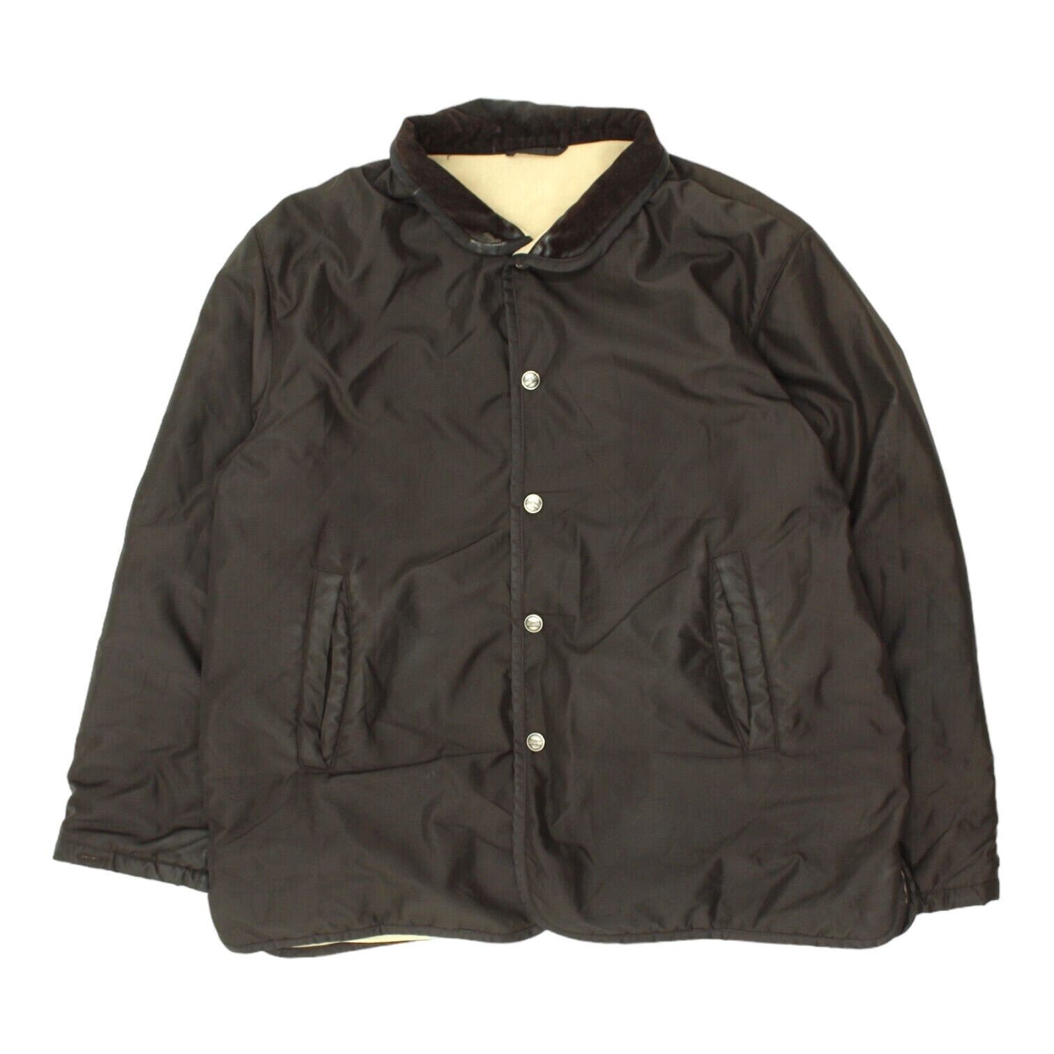 Trussardi Collection Mens Brown Lined Jacket Vintage High End Designer Coat Graphic Tee – Cozy Vibes · Great Gift For Fans