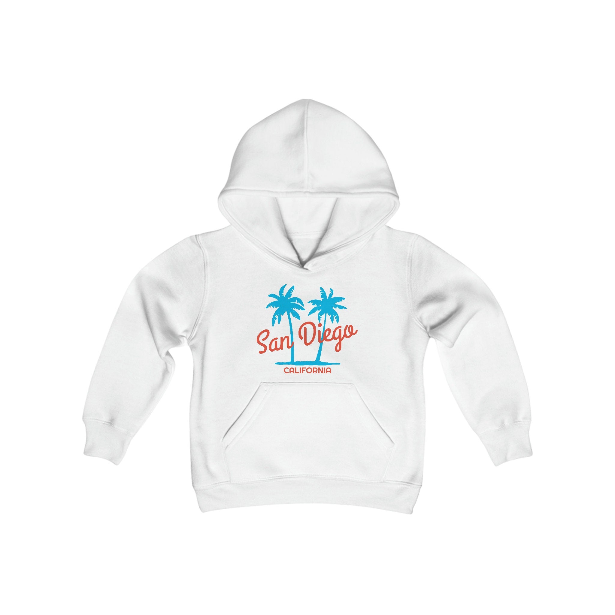 San Diego California Youth Hoodie Retro Mountain San Diego Youth Sweatshirt Personalization Available Hoodie – Cozy Vibes · Perfect For Daily Wear