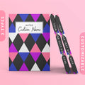 Personalized Subtle Genderfluid Journal Genderfluid Pride Flag Triangles Sketchbook Customizable Hardcover Notebook Custom Name Text Graphic Tee – Fan Favorite · High-Quality Print