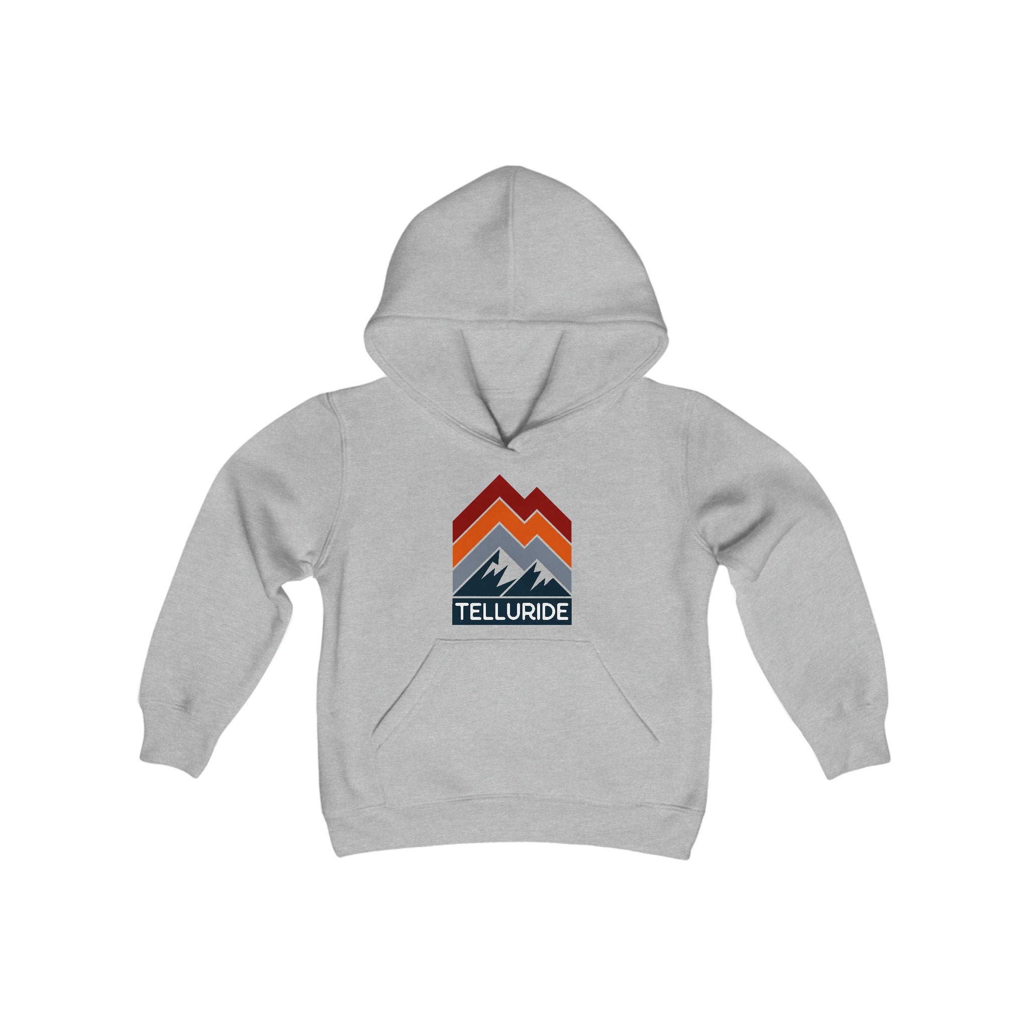 Telluride Colorado Youth Hoodie Retro Mountain Telluride Youth Sweatshirt Personalization Available Hoodie – Easygoing Wear · Great Gift For Fans