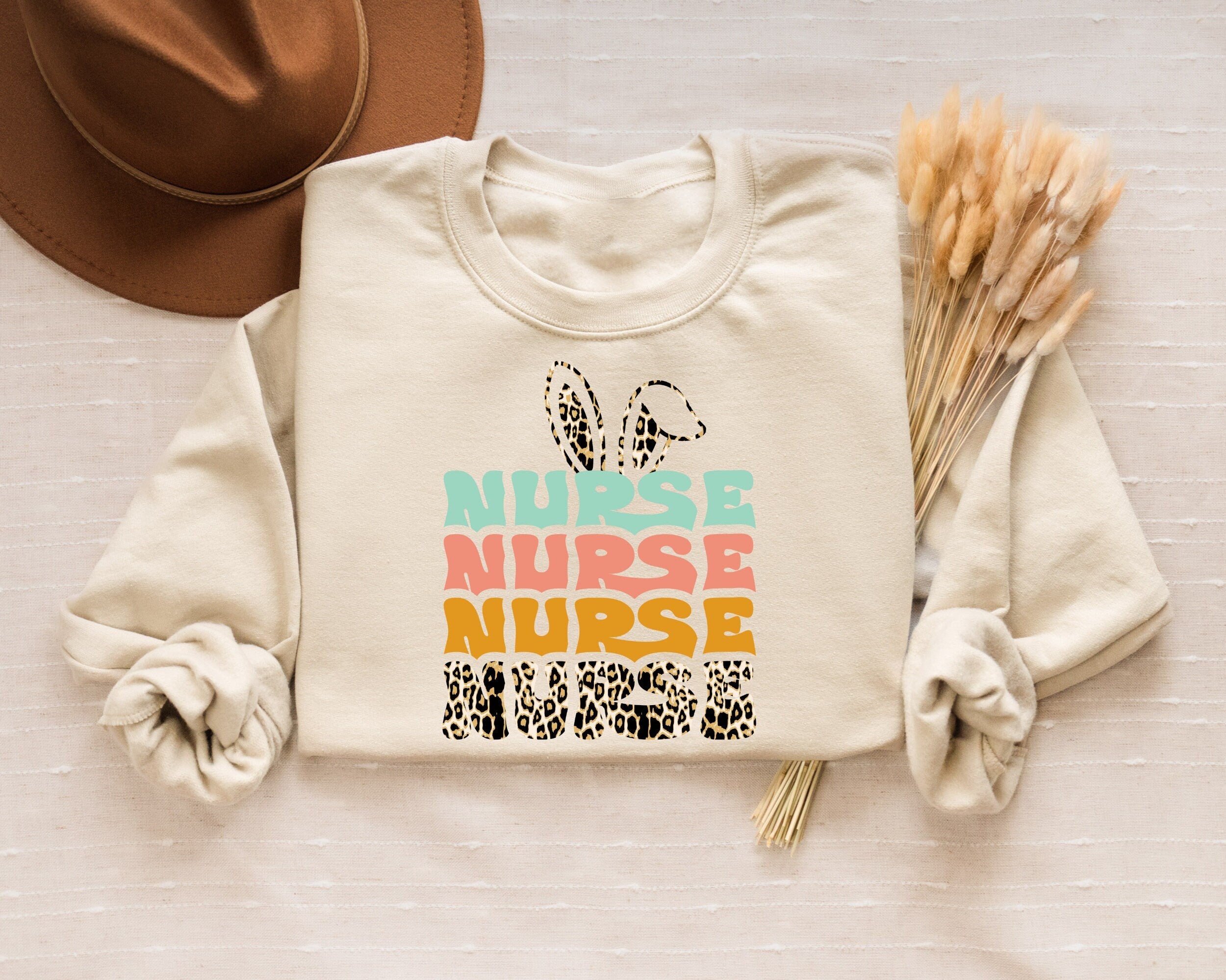 Nurse Matching Easter Gift Funny Easter Bunny Sweatshirt Doodle Bunny T Shirt Nurse Easter Bunny ShirtNurse Easter GiftNurse Easter Tee Sweatshirt – Fan Favorite · Must-Have Style